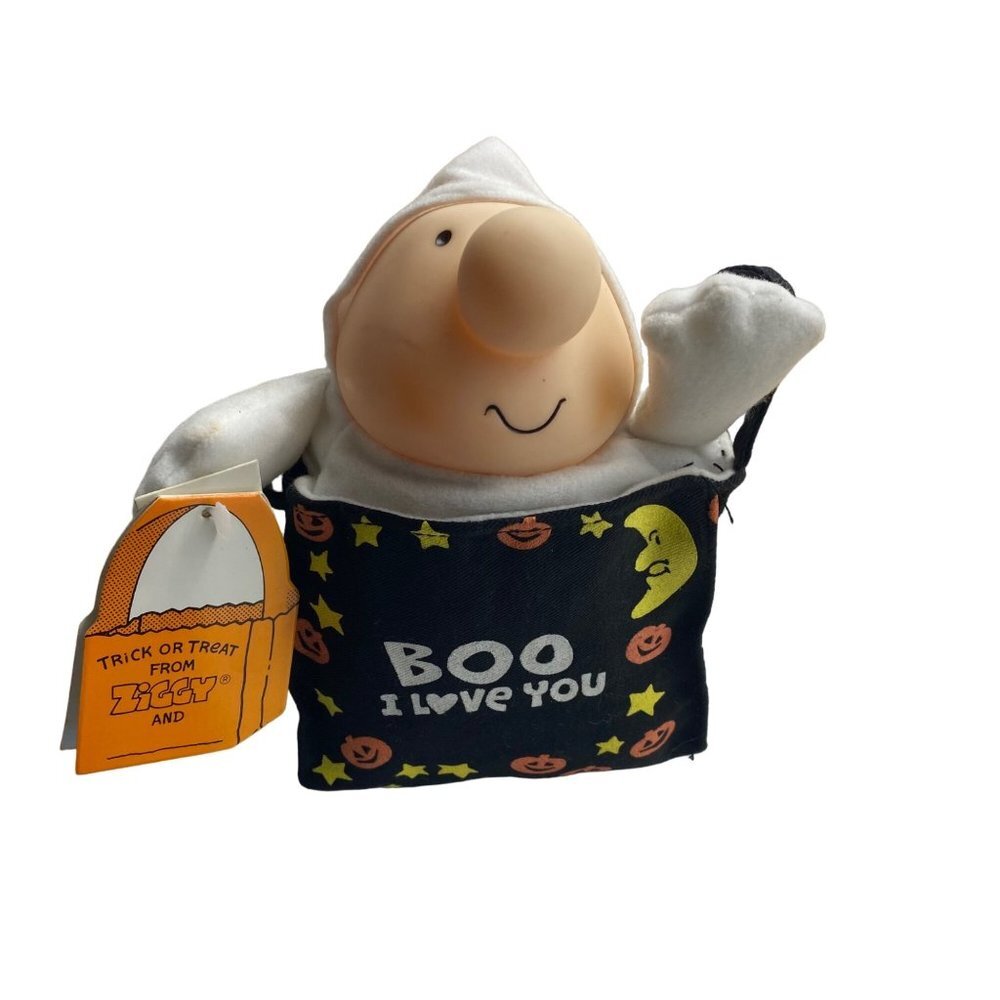 Ziggy Halloween Boo I Love You Plush Doll Stuffed Toy 4" x 6" American Greetings